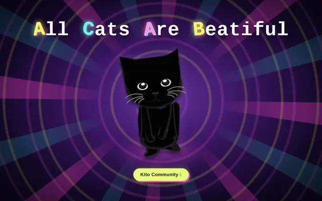 Screenshot of All Cats Are Beatiful · Kito Community