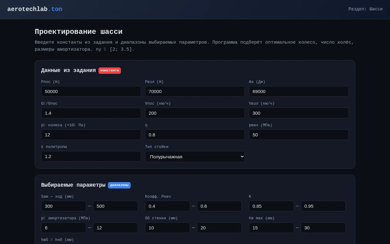 Screenshot of aerotechlab.ton