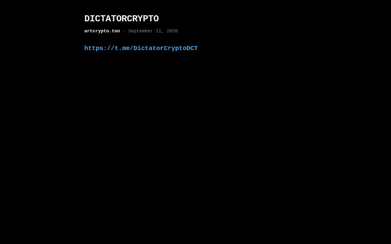 Screenshot of artcrypto.ton