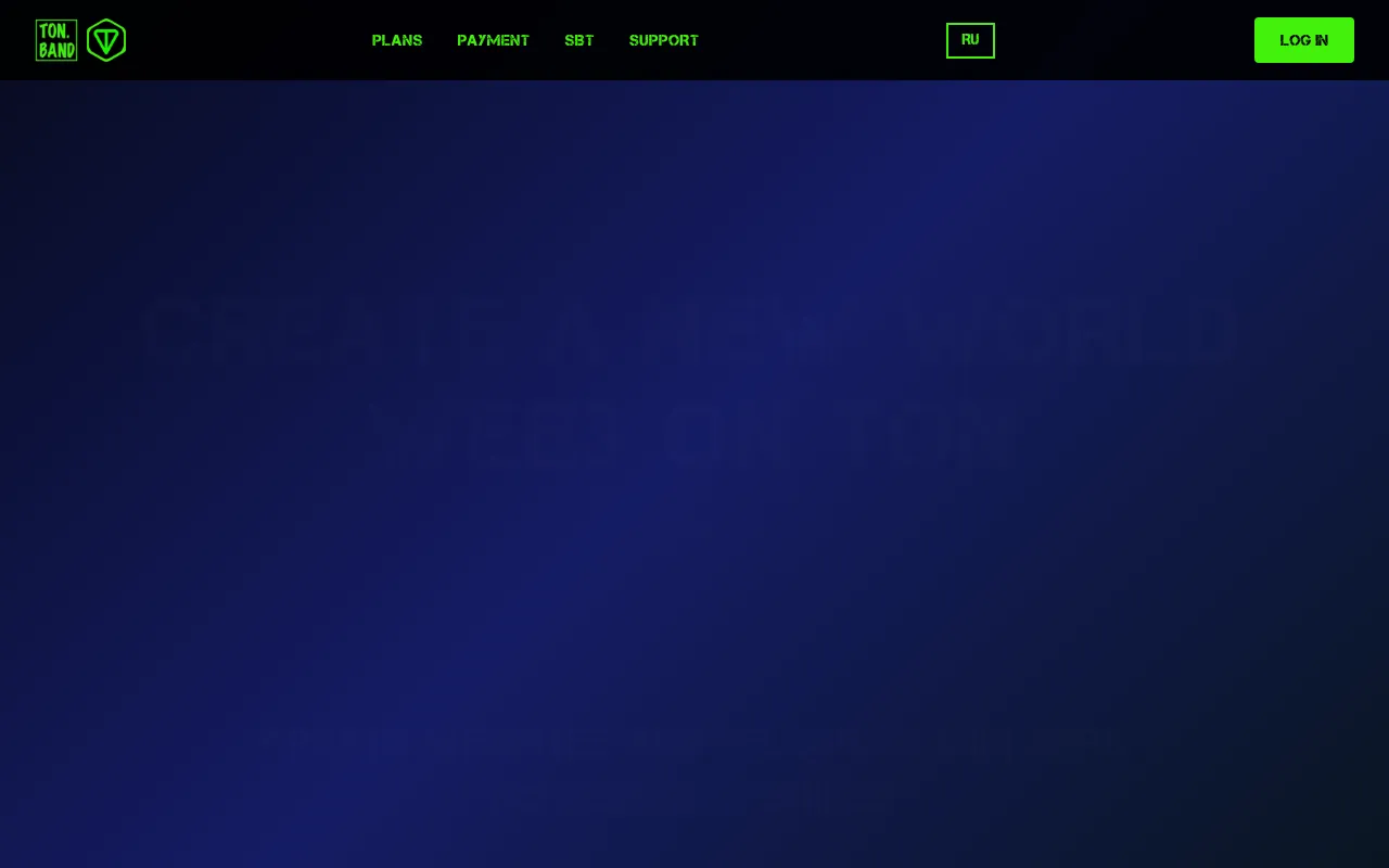Screenshot of band.ton