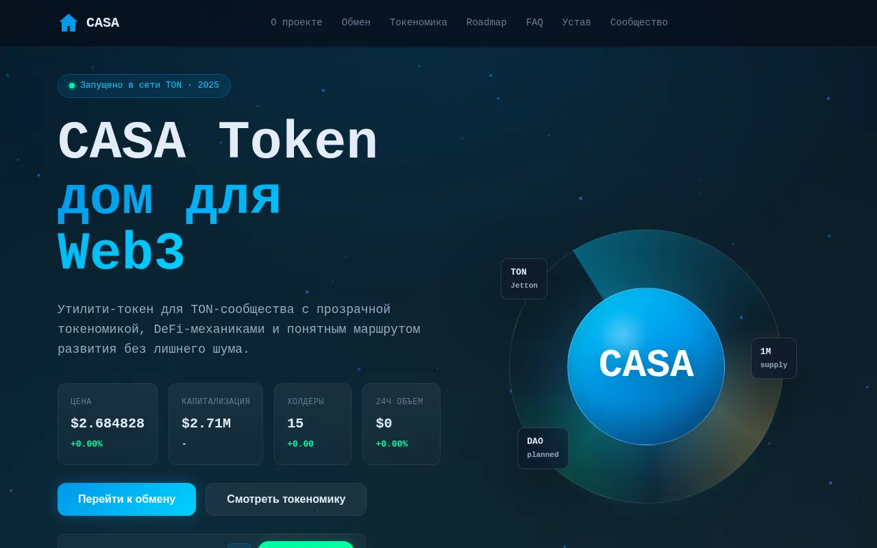 Screenshot of casafond.ton