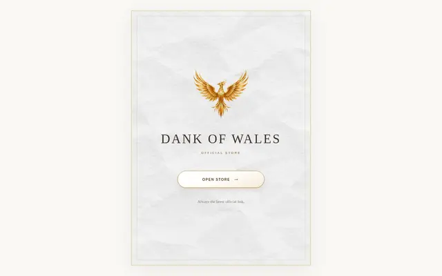 Screenshot of DANK OF WALES · Phoenix