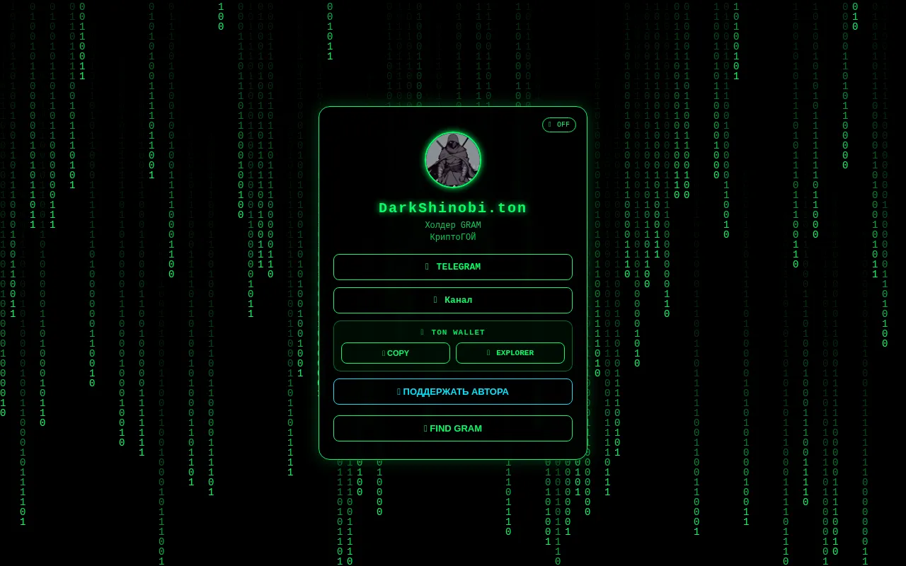 Screenshot of darkshinobi.ton