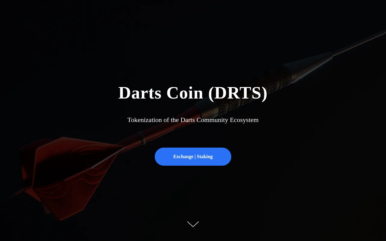 Screenshot of dartscoin.ton