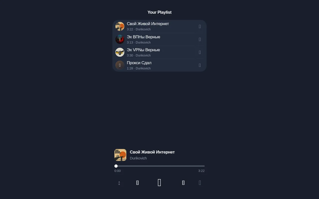 Screenshot of durikovich.ton