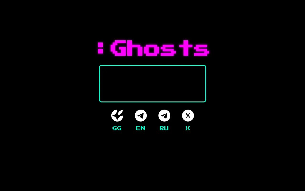 Screenshot of ghosts.ton