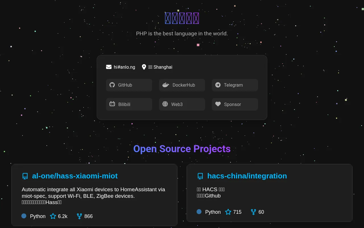 Screenshot of hello-alone.ton