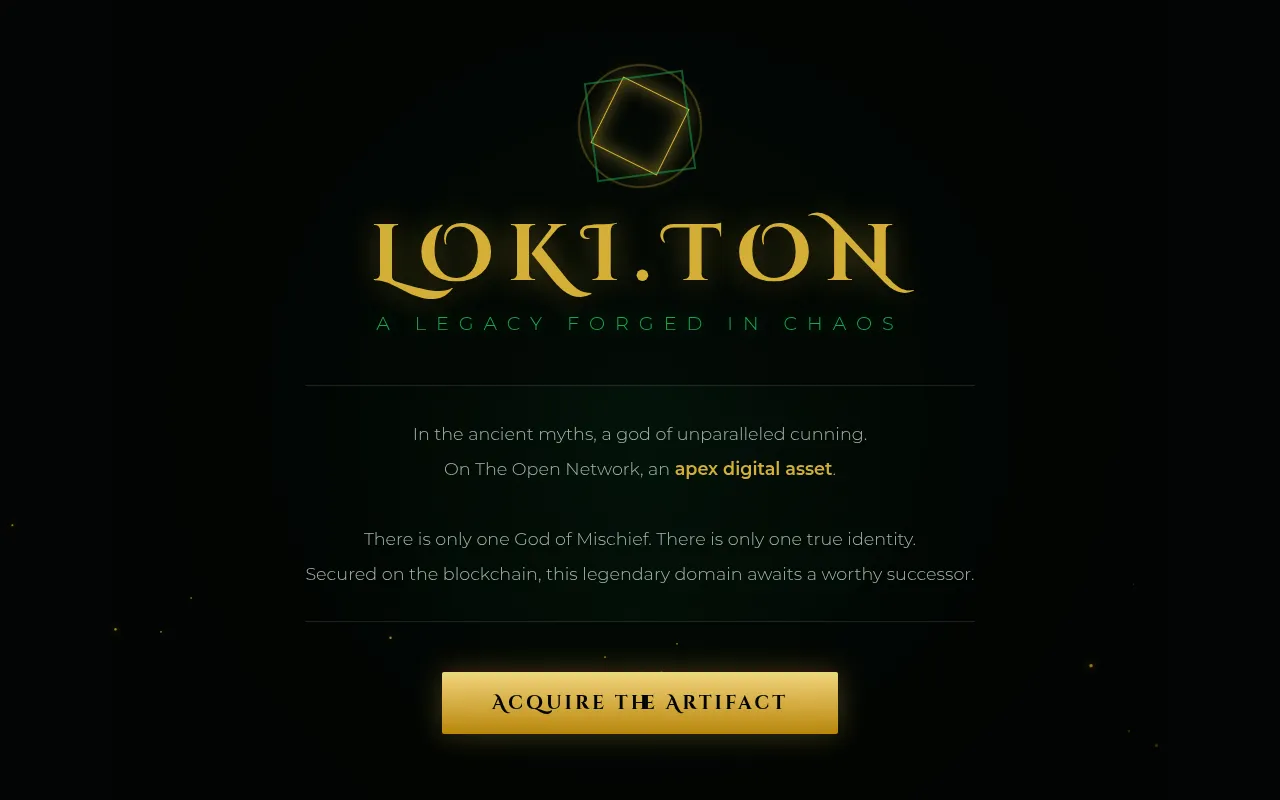 Screenshot of loki.ton