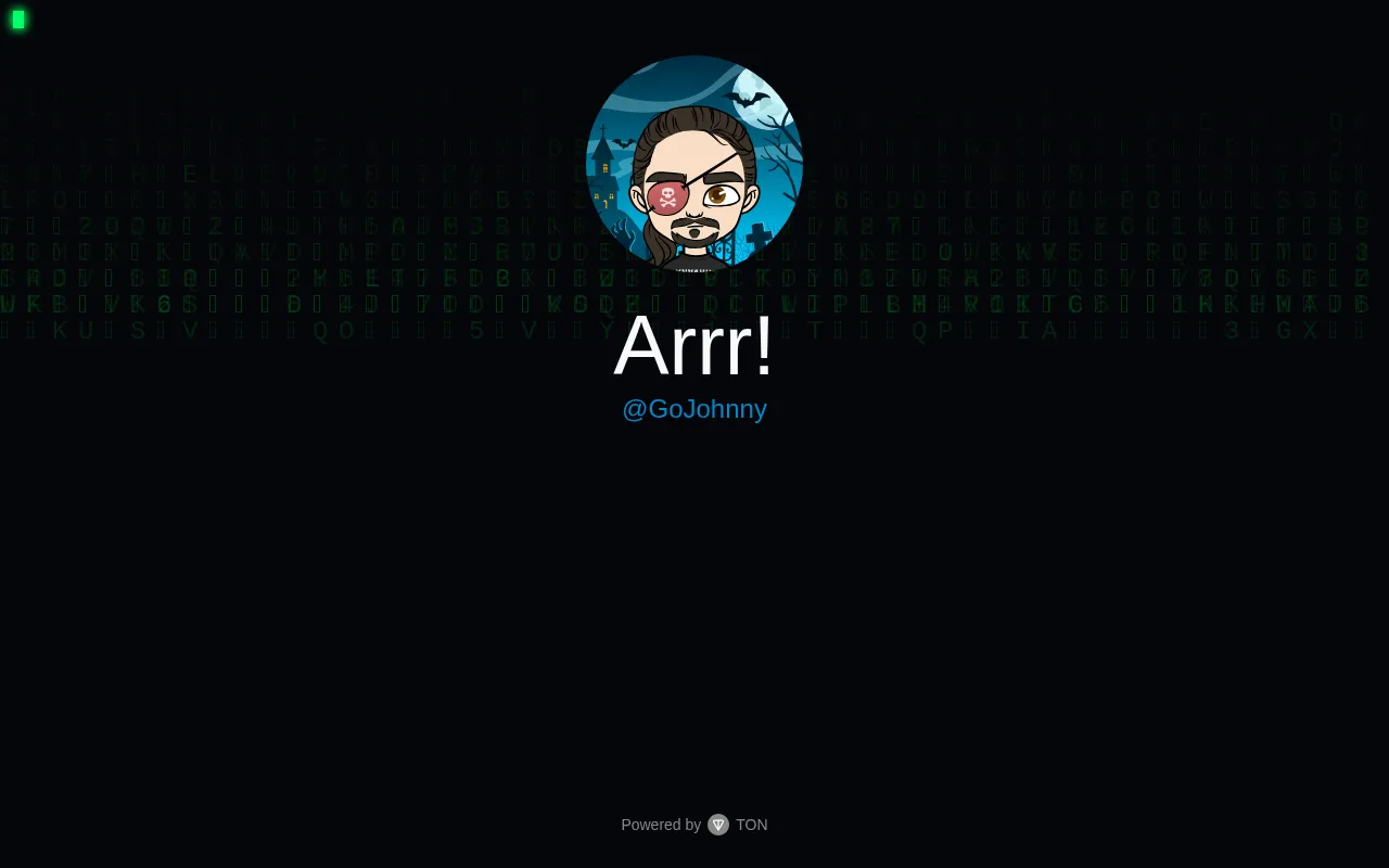 Screenshot of pirate.ton