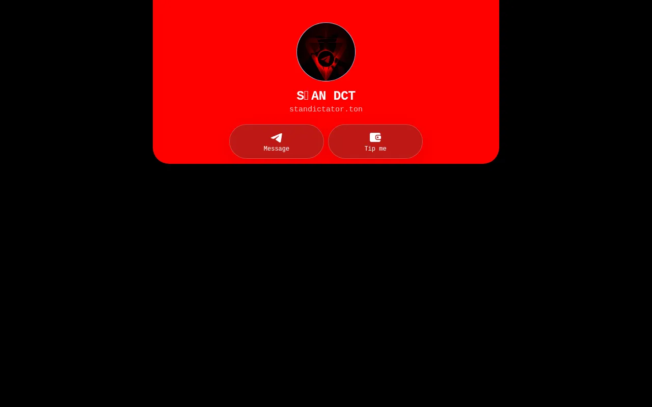 Screenshot of standictator.ton