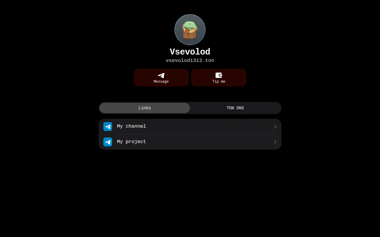 Screenshot of vsevolod1313.ton